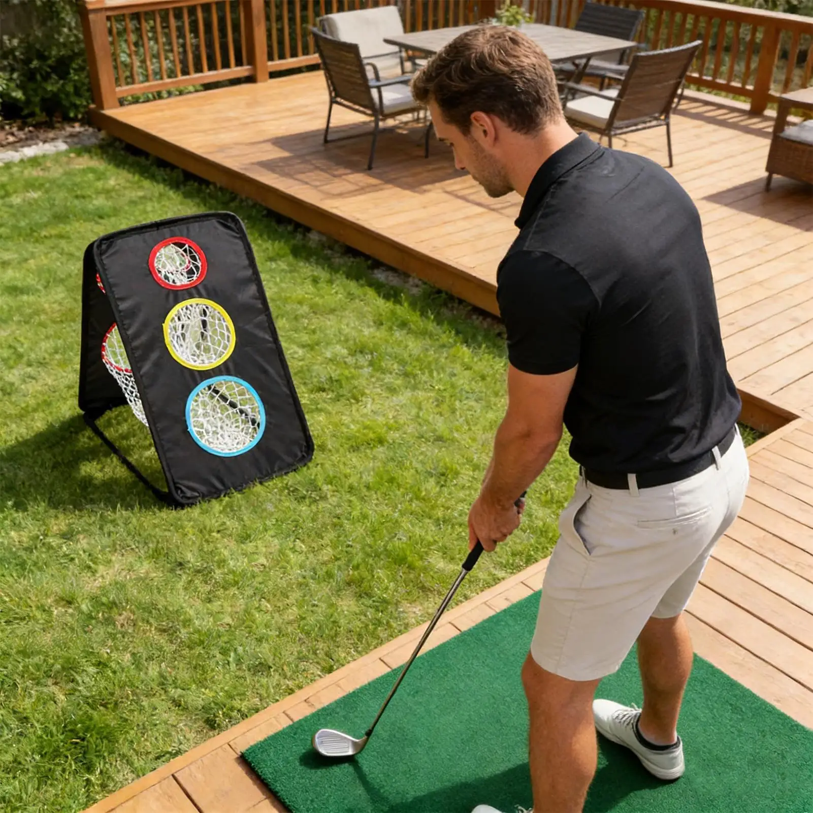 

Сетка для гольфа, тренировочная сетка для гольфа, оборудование для упражнений для гольфа, турнир, тренажерный зал, двор, матч