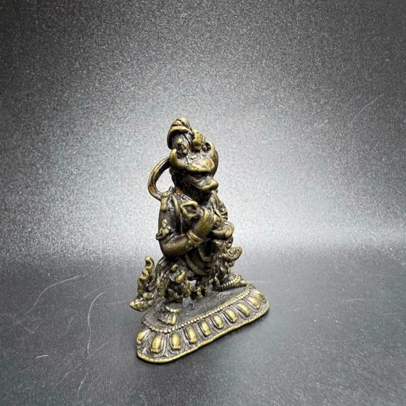 Brass Bull Demon King Ornament Tabletop Ornament Creative Bull Demon King Ornament Antique Crafts