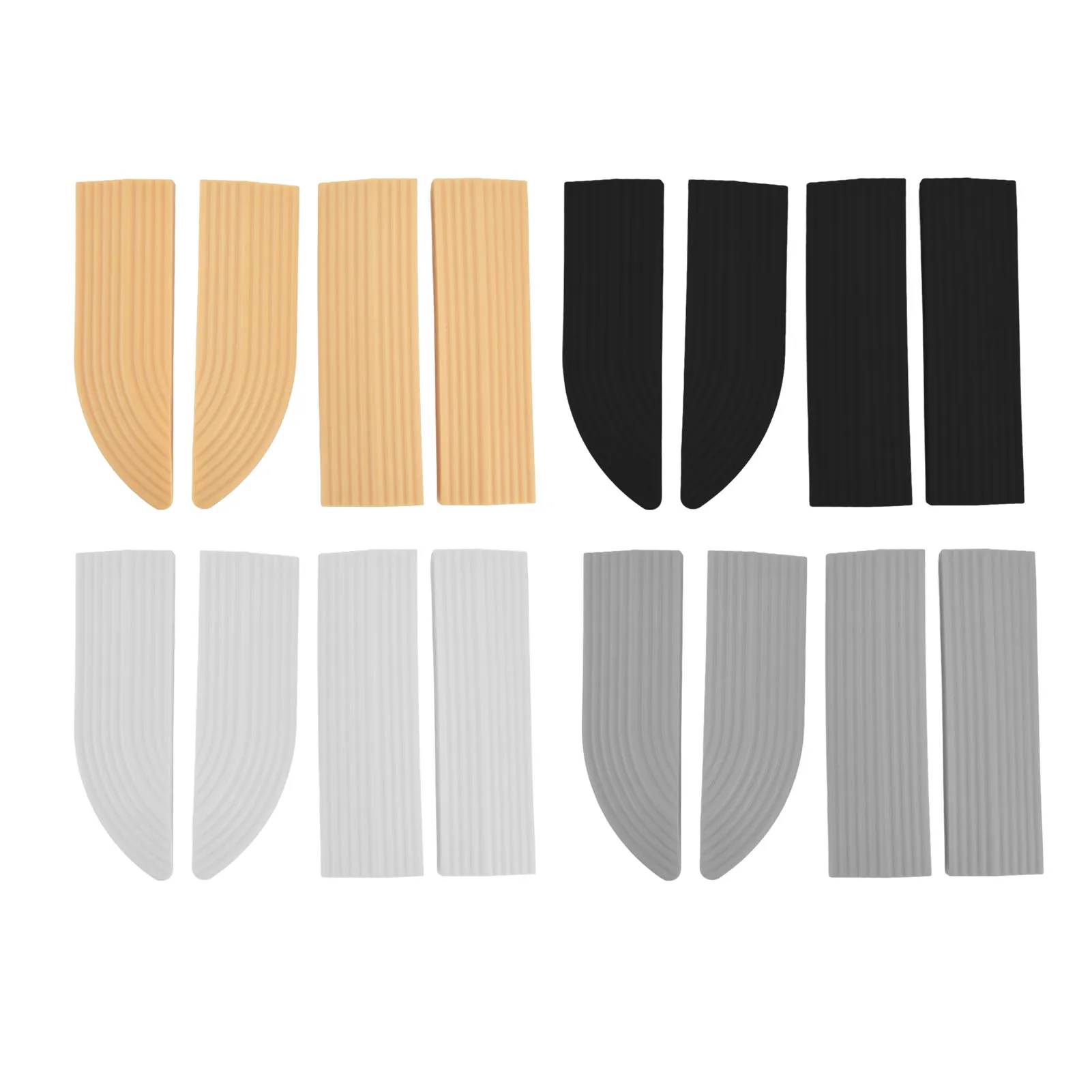 4PCS Sweeper Door Sill Stair Wheelchair Door Sill  Assembly Rubber Door Threshold  Sweeper Door Sill