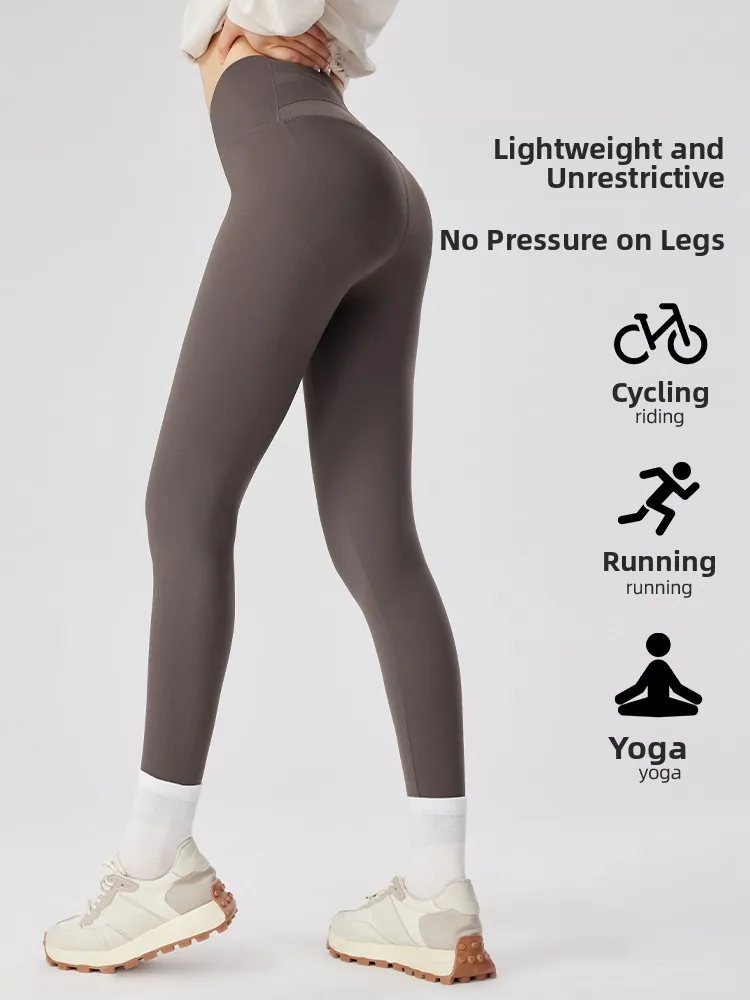 กางเกงโยคะเอวสูงกระชับสัดส่วน ผ้ายืดแนบเนื้อ ยกกระชับสะโพก ขายาว ไซส์ใหญ่ แฟชั่นผู้หญิง สำหรับฤดูใบไม้ร่วง