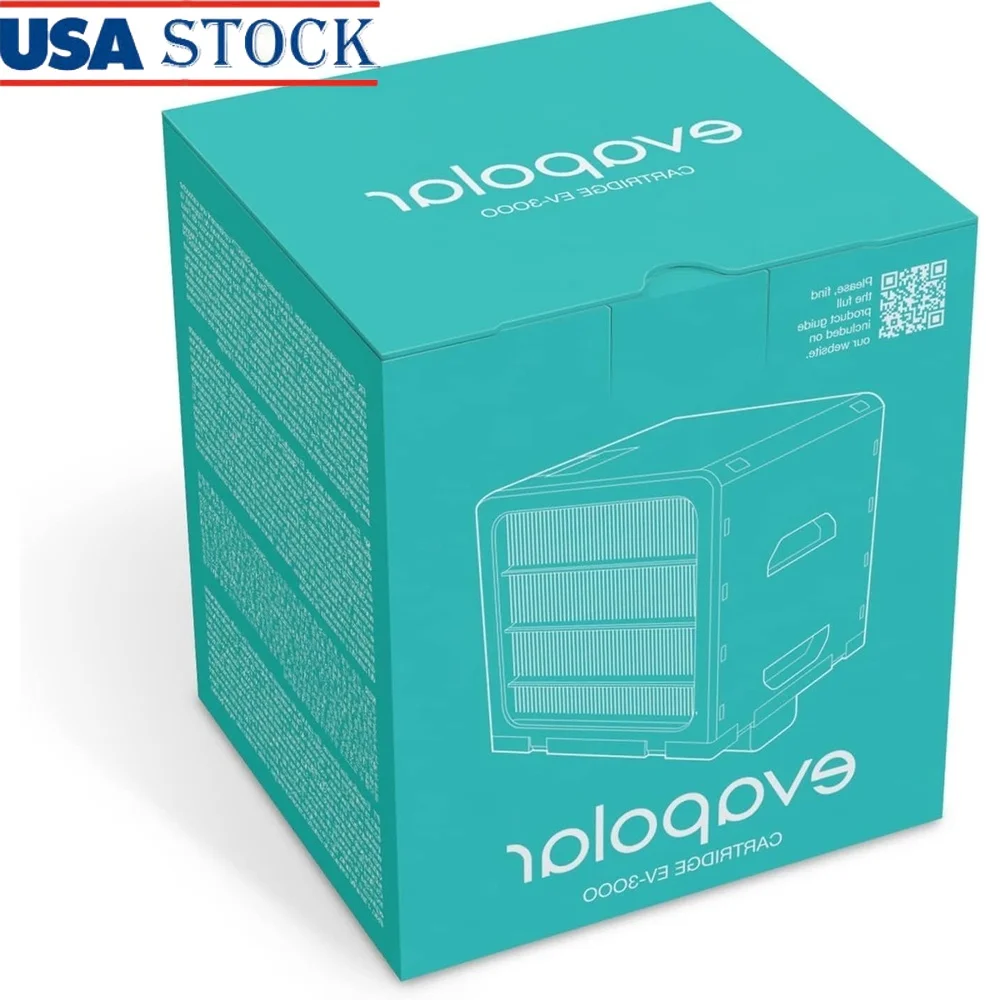 Black EVA SMART Spare Cartridge EV 3000 Air Conditioner Efficient Cooling Replacement Innovative Basalt Fiber Hypoallergenic