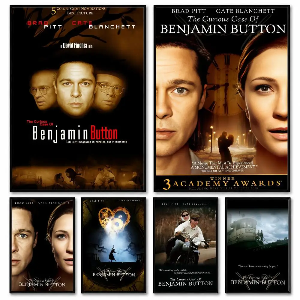 Movie The Curious Case of Benjamin Button Poster Room Decor Home Wall Art Printing Waterproof Garage BedRoom Posters Gift