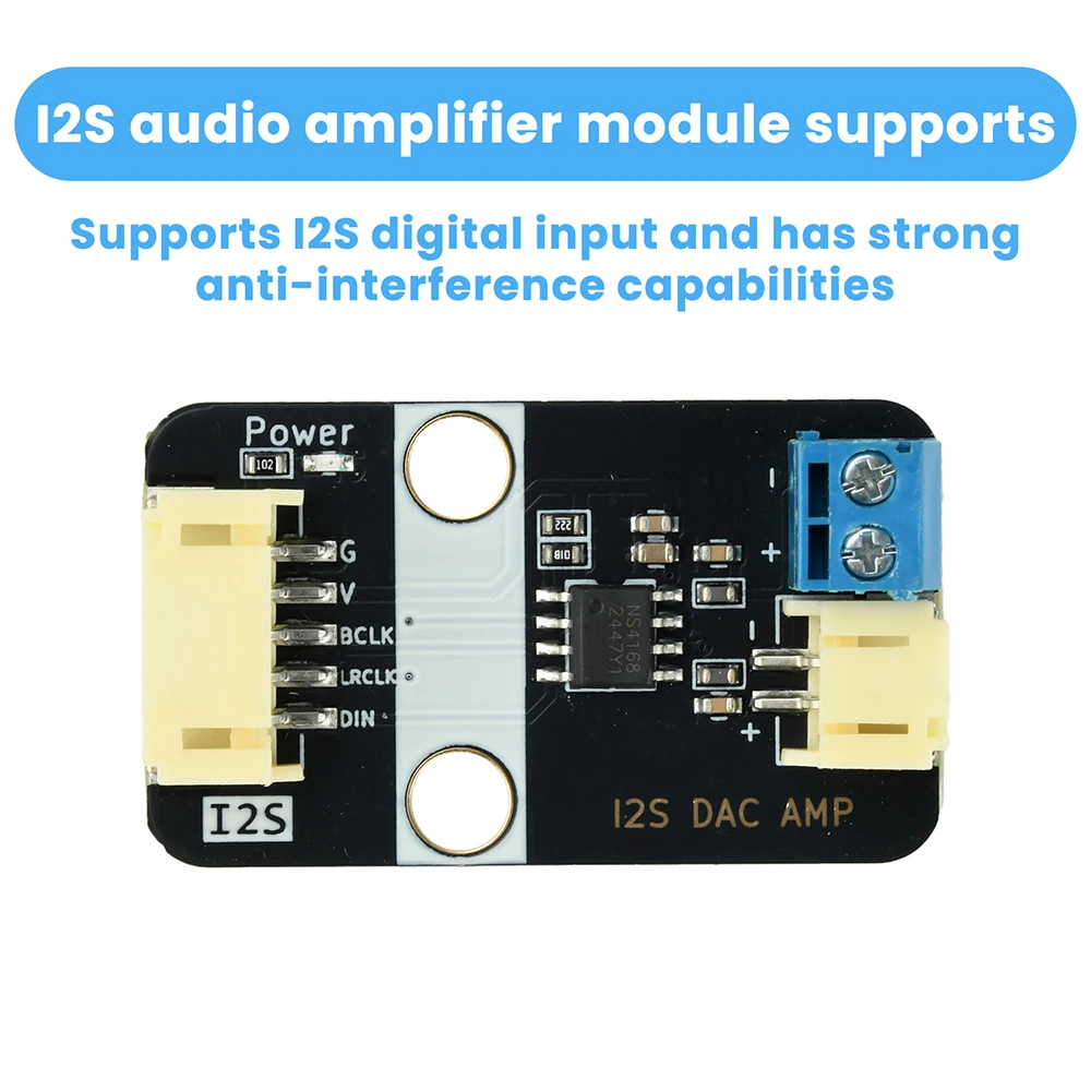 MAX98375 I2S Audio-Verstärkermodul mit KI-Chat-Lautsprecher für Arduino ESP Künstliche Intelligenz KI-Chat-Lautsprechermodul – Detail 3