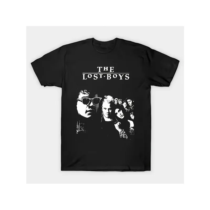 Intage Style Lost Boy printed T-shirt is suitable for use at home, on the go, or as a gift. Casual round neck T-shirt