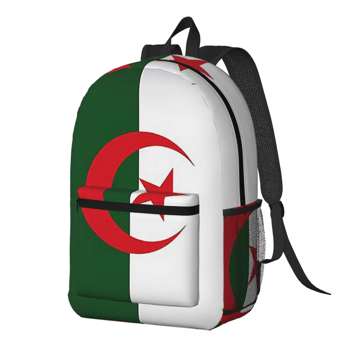 Algeria Official Flag Of Algeria Backpack Daypack Large Capacity Kids BookBag School Bag Shoulder Bags for Men Women