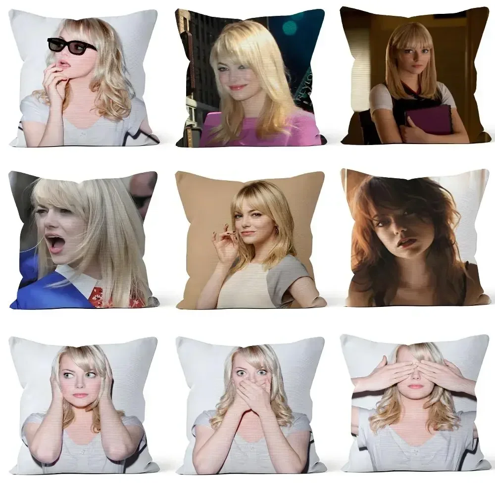 Cover Throw Pillow Cover La Land Soft Short Plush Stacy Case For Sofa Gwen Emma Bedroom Cozy Home Stone Decor La Actor