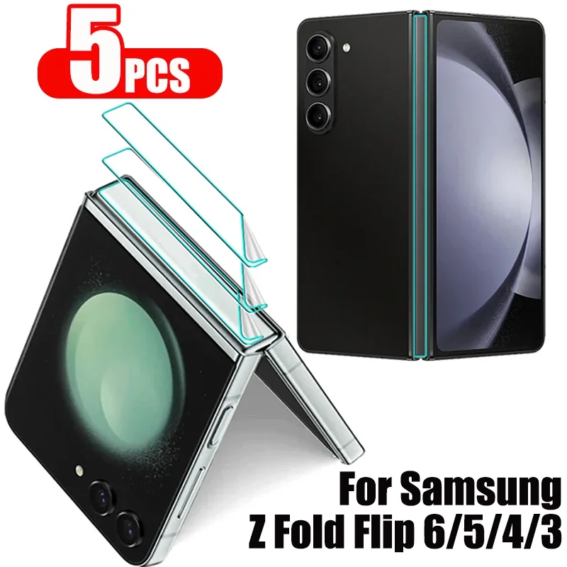 5/1Pcs Middle Hinge Hydrogel Film for Samsung Galaxy Z Fold Flip 6 5 4 3 Anti-Scratch Protective Sticker for Z Flip Fold 6/5/4/3