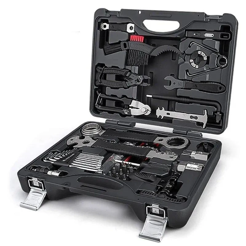 for YC-799 Bicycle Repair Tool Kit Carbon Fiber Torque Wrench Portable Set for Car Bike Maintenance