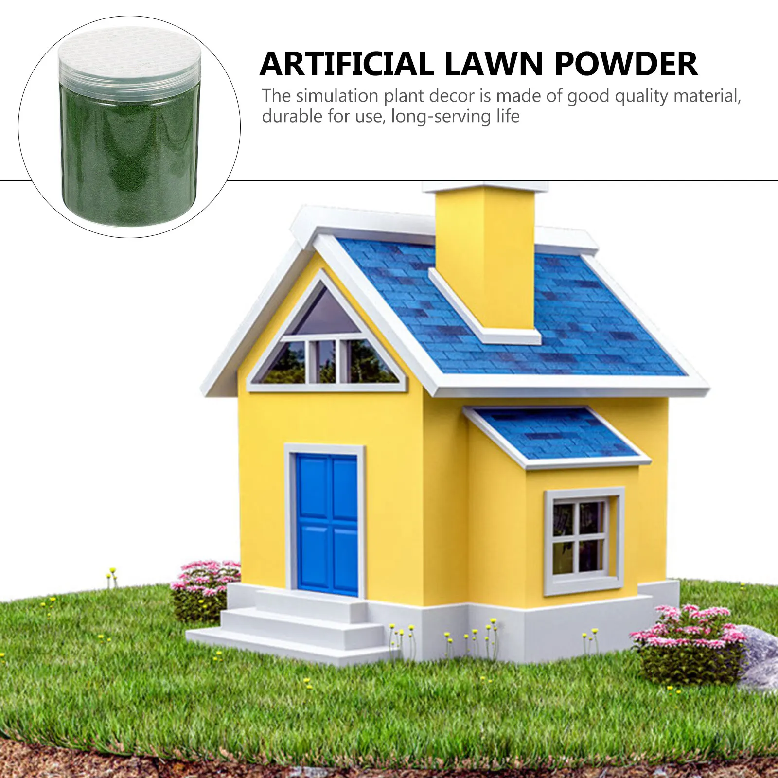 

Simulation Moss Decor 1 Bottle Realistic Lawn Powder For Diy Artificial Plant Landscape Decoration Fake Nylon Plant