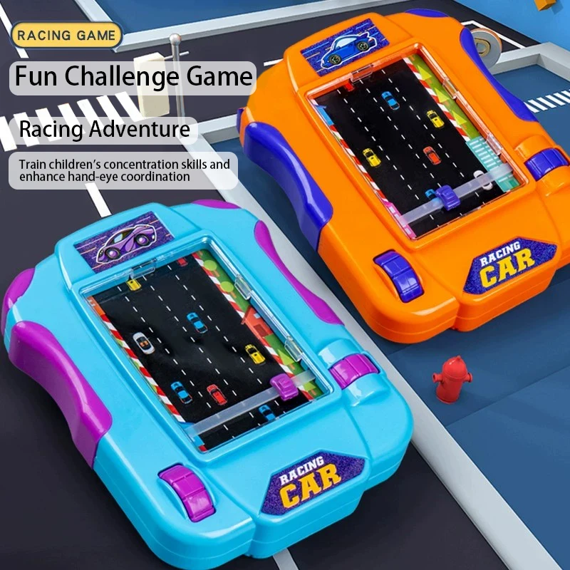 เกมรถแข่งโมเดลสำหรับเด็กแบบไม่ใช้ไฟฟ้า - ของเล่นผจญภัยขนาดเท่าฝ่ามือเพื่อความสนุกจากการขับขี่เสมือนจริง