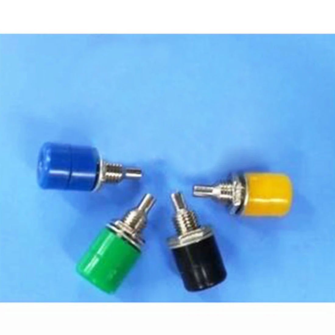 30pcs 4mm Multimeter Instrument Binding Post Banana Socket Nickel Plated RCA Jack Panel Mount Chassis Socket Connector  Panel