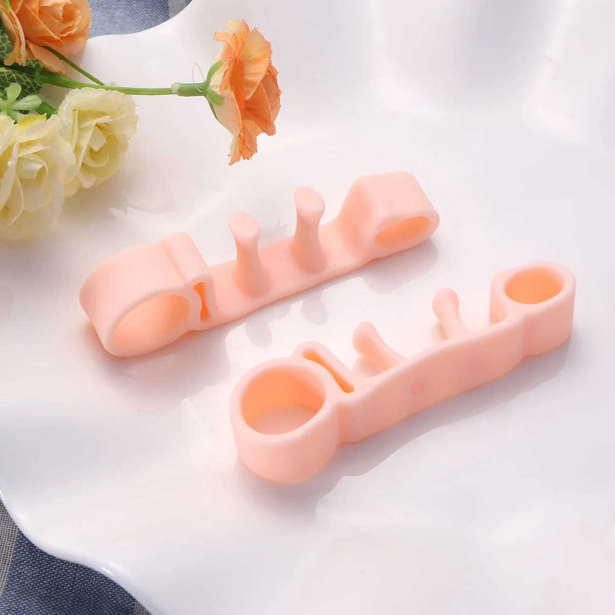 

1 Pair Separators Bunion Relief Gel Pads Hallux Bunion Corrector Valgus Corrector Foot Care Tool Reusable Soft Support