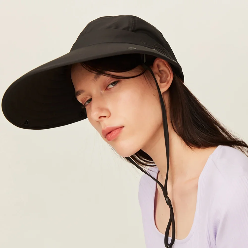 OhSunny Women Breathable Bucket Hats Detachable Anti-UV Protection UPF1000+ Summer Sun Protector Face Neck Scarf Cover Hiking