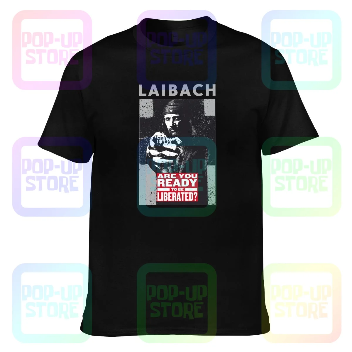 Laibach Liberated Laibach Art Laibach Nsk Liberation Day T-shirt Tee Shirt Cotton Hot Deals