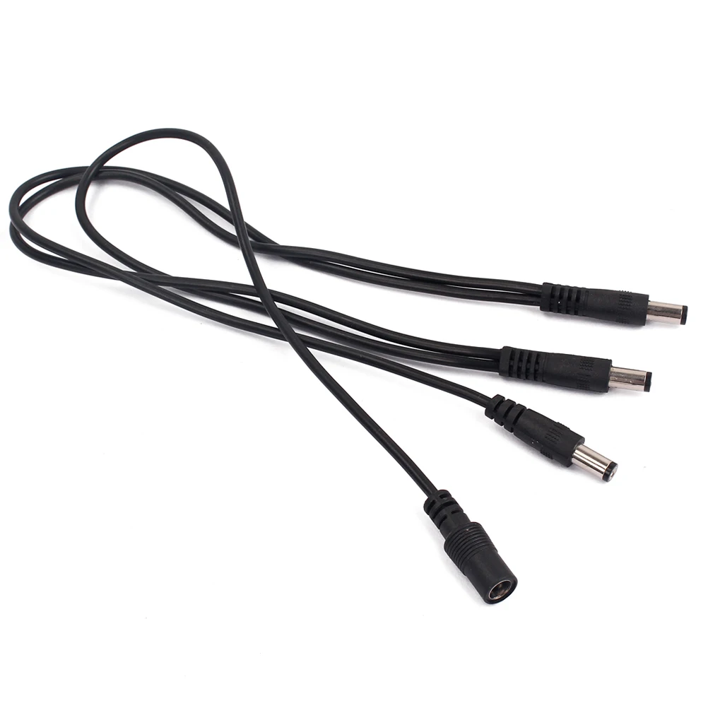 

3 Way Effect Pedal Cable High Conductivity Wear Resistance Daisy Chain Adapter Electric Guitar Effects Power Supply Cable
