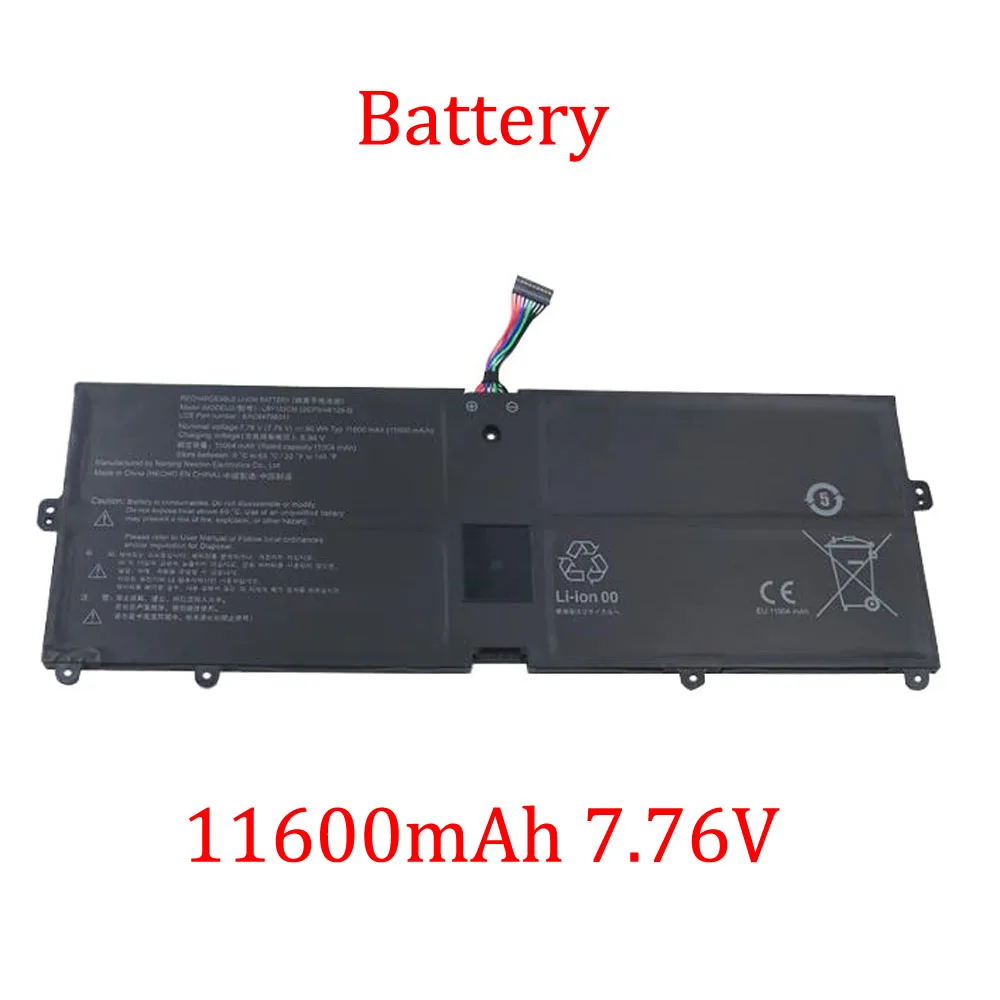 

Аккумулятор для ноутбука LG 16Z90R 16Z90R-G 16Z90R-K 16Z90R-A 17Z90Q 17Z90Q-G 17Z90Q-K 17Z90Q-R LBY122CM EAC6479830 11600 мАч 7,76 В Новый