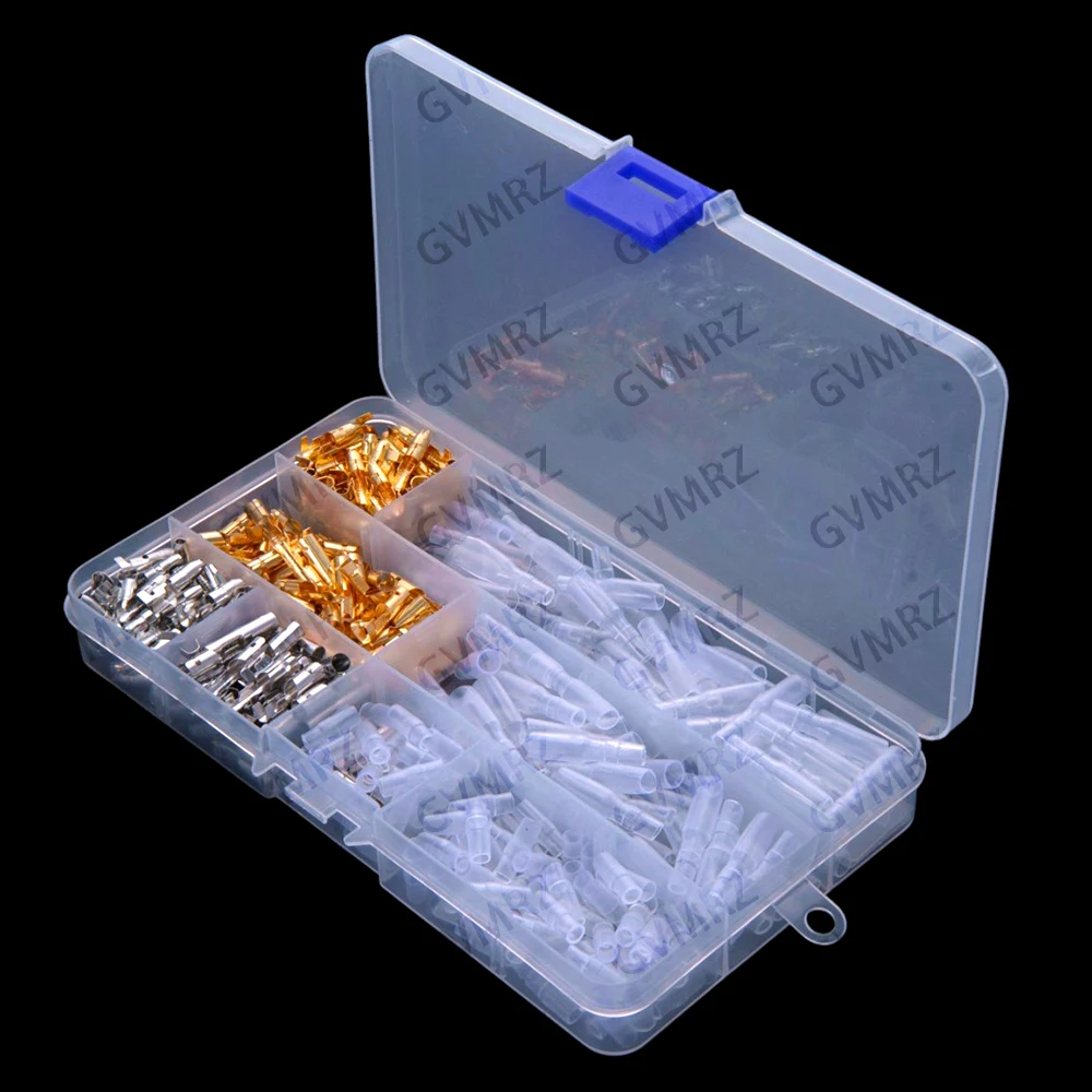 360PCS 400PCS 3.9MM spring insert sleeve 4.0MM bullet-shaped male and female cold-pressed plug-in type 3.9MM