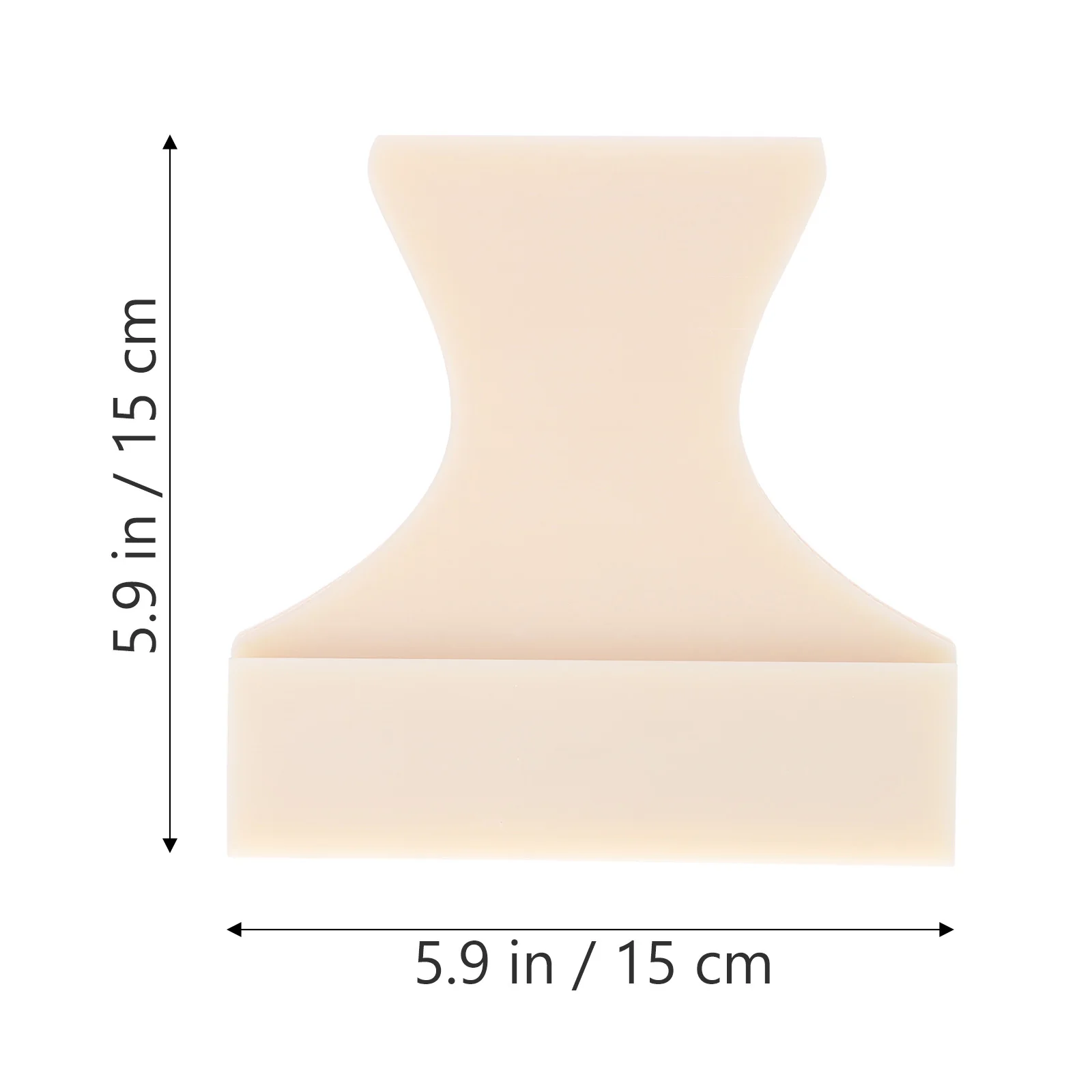 كتلة التنصت من النايلون على شكل حرف V، تصميم متين وخفيف الوزن لأداة تركيب أرضيات النجارة، تركيب لوح الفينيل