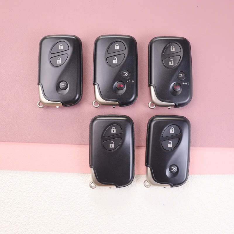 For Lexus 2 3 4 BOTTONS Car Key Fob Case Shell Housing IS250 IS300C RX270 CT200H GX400 GX460 ES240 ES350 LS460 GS300 450h 460h