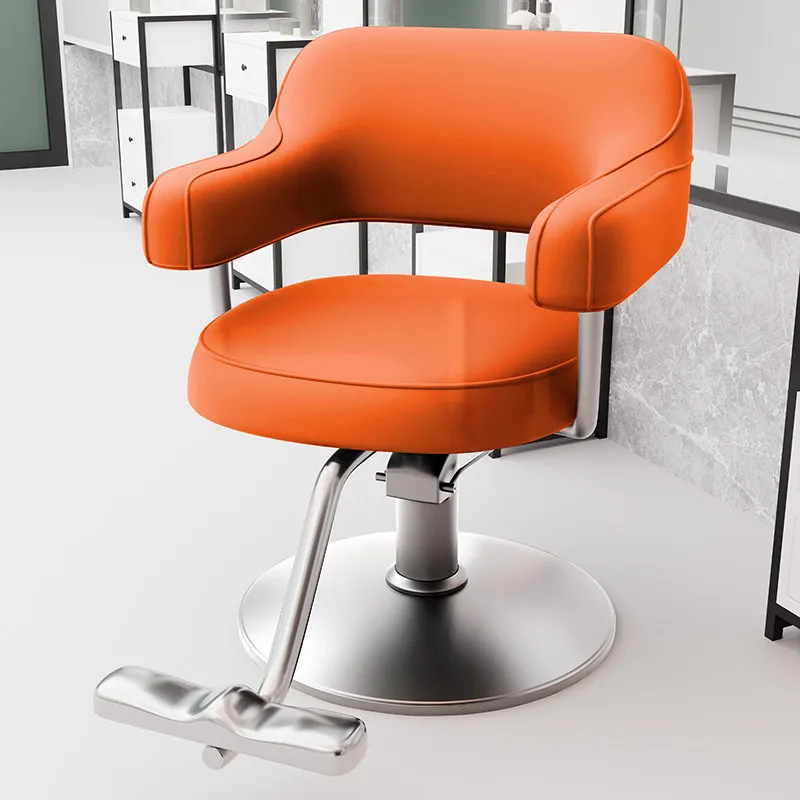 Spa Level Barber Chair Modern Premium Comfort Adjuluxury Height Hydraulic Hairdressing Cadeira De Barbeiro Salon Furniture