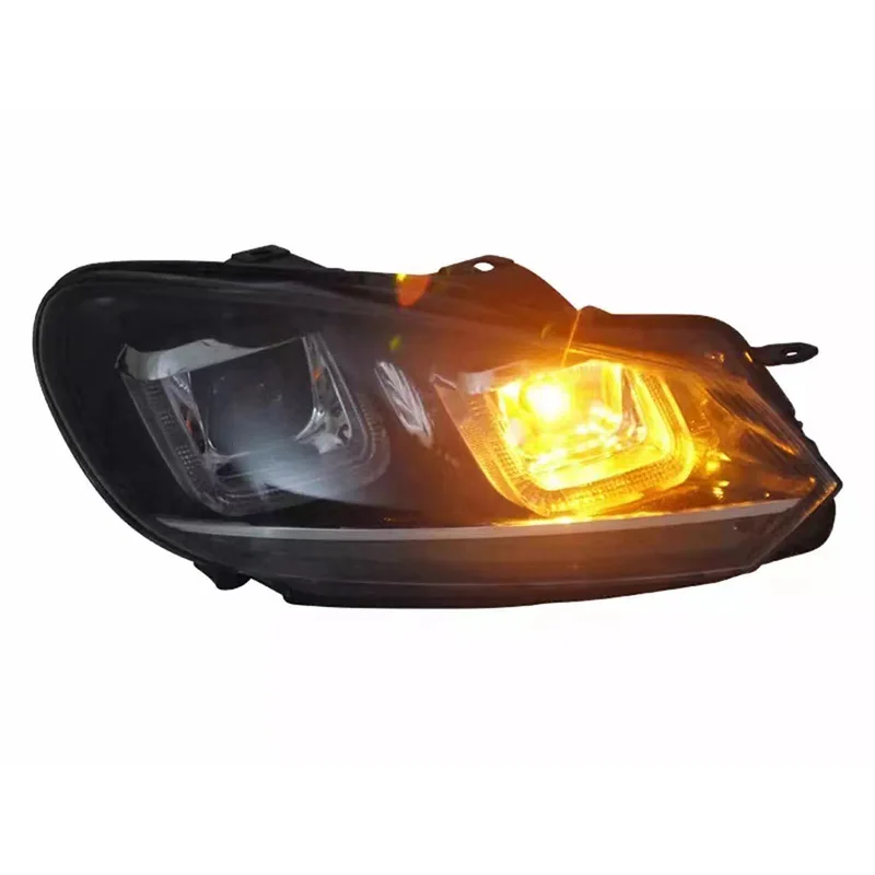 Suitable for Golf 6MK6 Headlight 2009-2012 R20GTI Headlight Drl Projector Lens Automotive Accessories New Lights