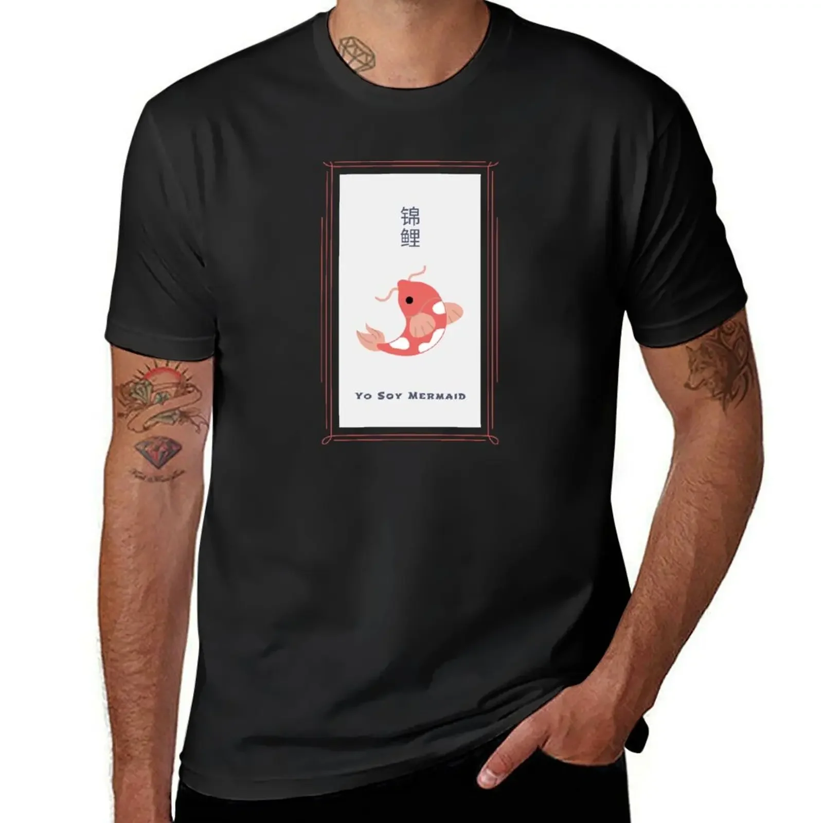 

Yo Soy Mermaid (Koi) T-Shirt plus size clothes korean fashion kawaii clothes compression shirt men