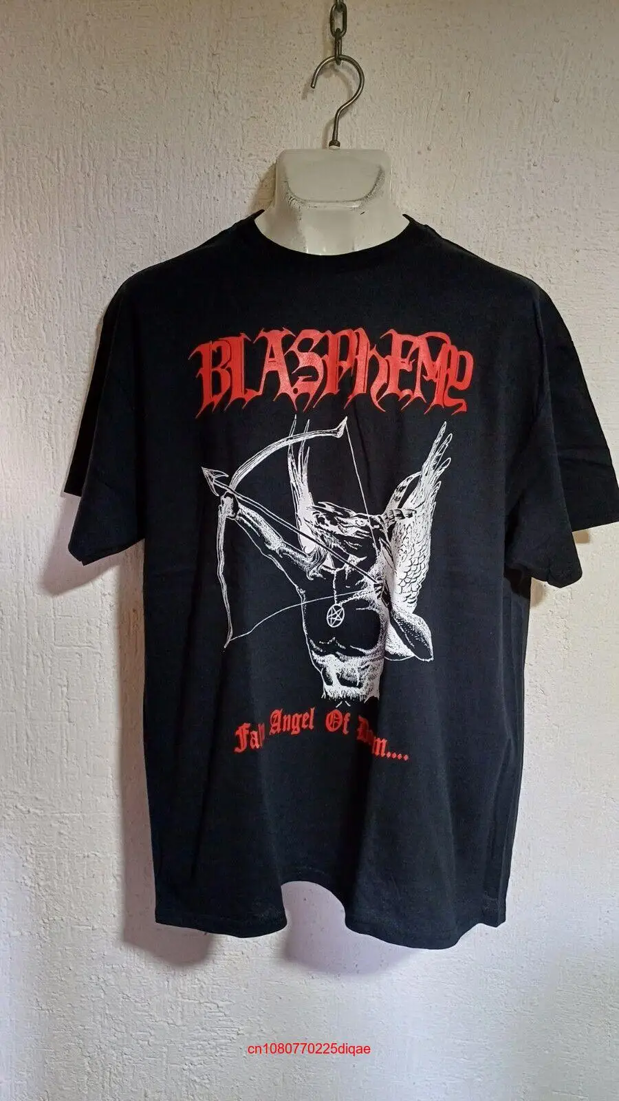 Blasphemy fallen angel T shirt black metal beherit nifelheim von long or short sleeves