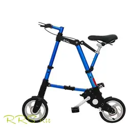 Foldable Bike 8 Inch Aluminum Alloy Cycling Ultra Light Mini Bicycle adult office worker Pneumatic tire