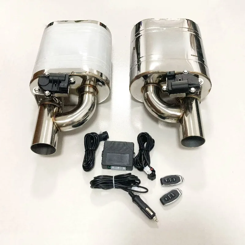 Electric Valve Universal Muffler Remote Control Sports Car Sound Deep Voice Exhaust Muffler