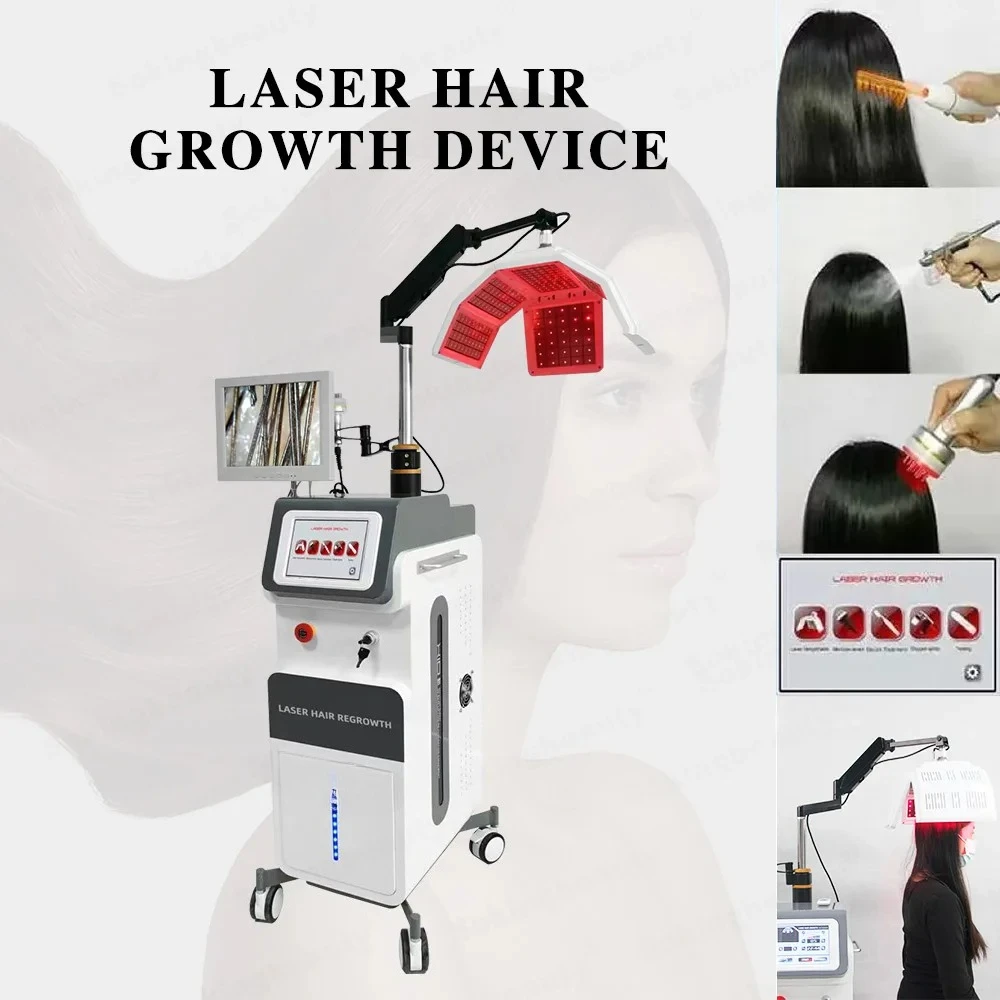 2025 Multifunction Hair Follicle Stimulating Head Massage Hair Regrowth Treatment Scalp Analysis Machine