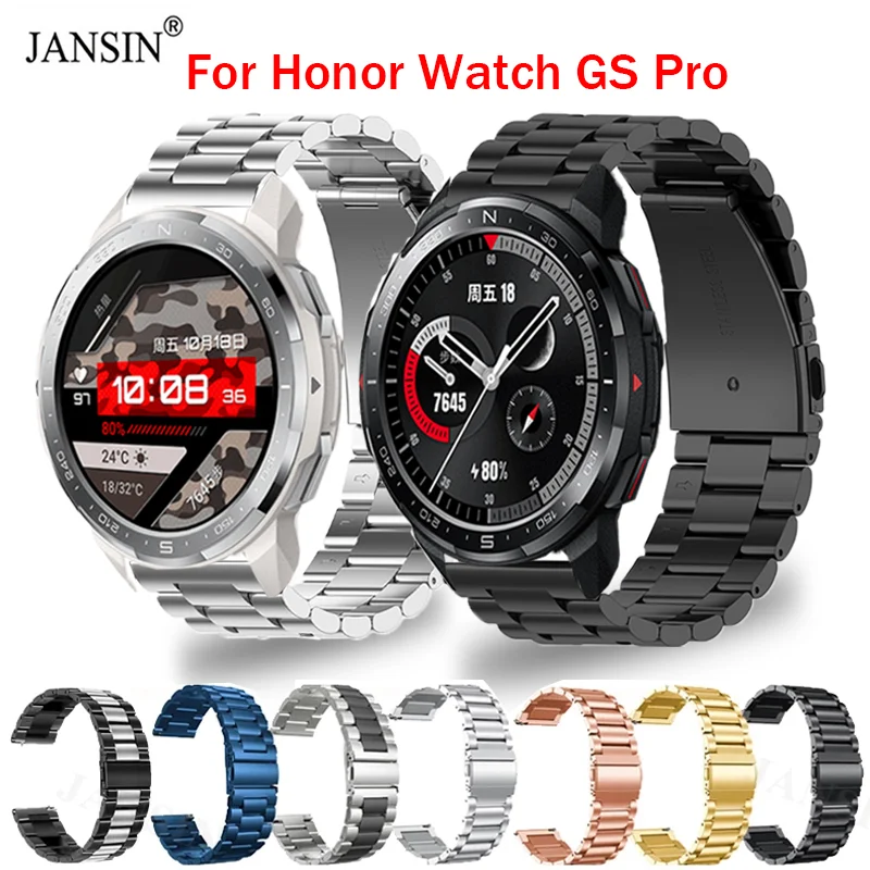 Stainless Steel Strap For Honor Watch GS Pro Band Bracelet Metal Watchband For Huawei Honor Watch GS Pro Smart Watch Wristband