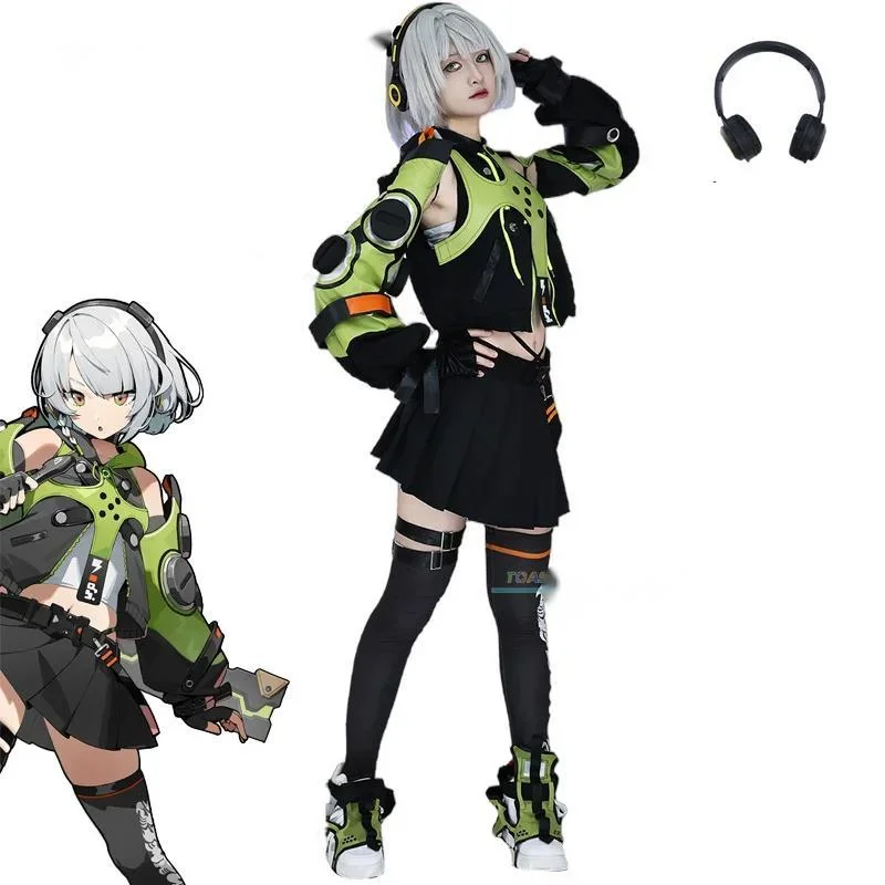 Anby Demara Cosplay Game Zenless Zone Zero Anby Demara Cosplay Costume Game Zenless Zone Zero Role Play Animation Prop