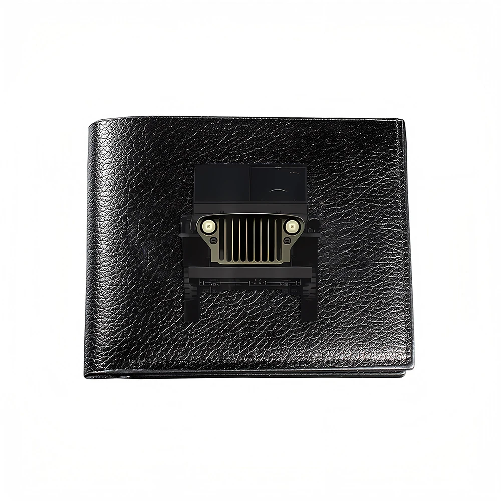 Classic Jeep Front View Design Men's Wallet Card Holder Casual Business Fashion Accessory Stylish Print Pattern