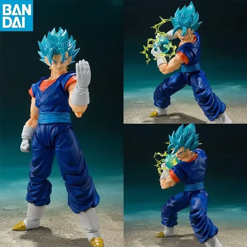 

In Stock BANDAI Original S.H.Figuarts Super Saiyan God Super Saiyan Vegetto Super Dragon Ball Action Figure Toy