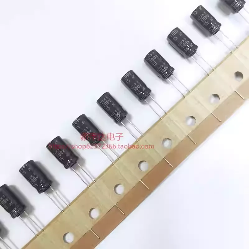 10-100PCS 100V15UF 6.3X11 Japanese Black Diamond KY high-frequency long-life electrolytic capacitor 15UF100V
