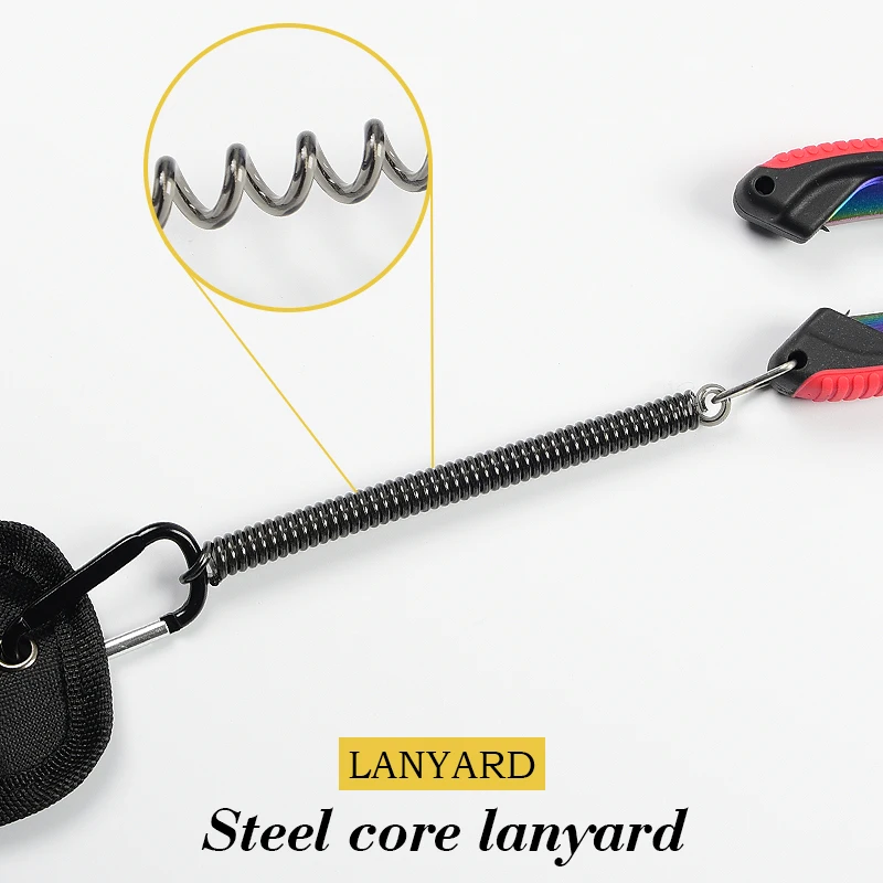 Fish Pliers Ergonomics Anti-Slip High-Strength Multifunctional Cut Fishing Line Fishing Tied Hooks Pliers Angling Equipment image 6