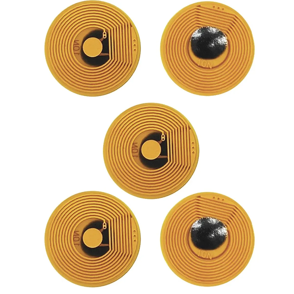 A64I 10mm Diameter High Temperature RFID NFC FPC Tags NXP NFC213 Mini Cards 13.56MHz Anti-Fake Anti-Metal Passive Card 5p