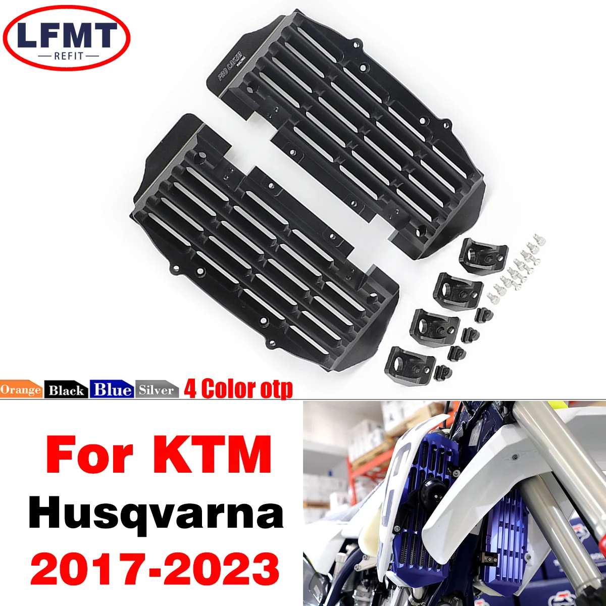 

2017-2023Motocross Radiator Guard Grill Protector Cover For KTM XC XCF SX SXF XCW XCFW EXC EXCF For Husqvarna FC FE FX TC TE TX