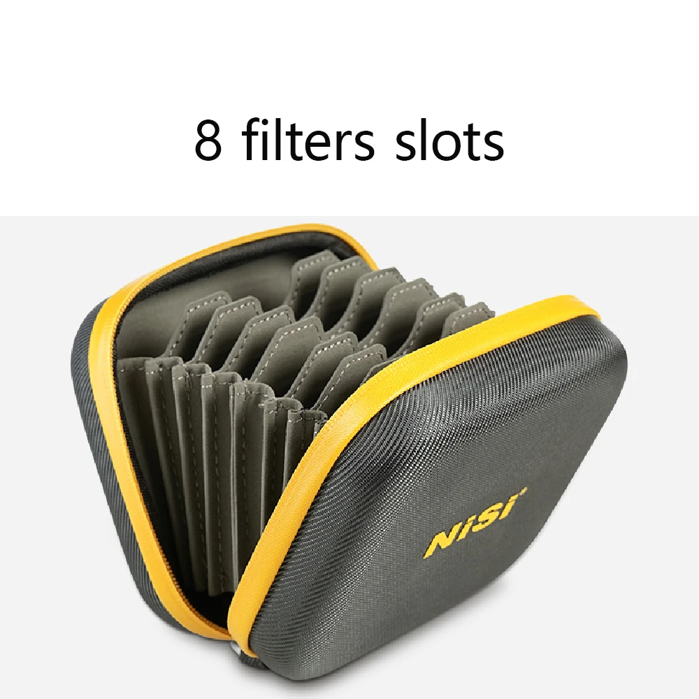 Nisi Circular Round Filter Case New CADDY II Filter bag Pouch Storage, 8 Filters UP to 95mm UV CPL ND for Hoya Tiffen DJI LEE