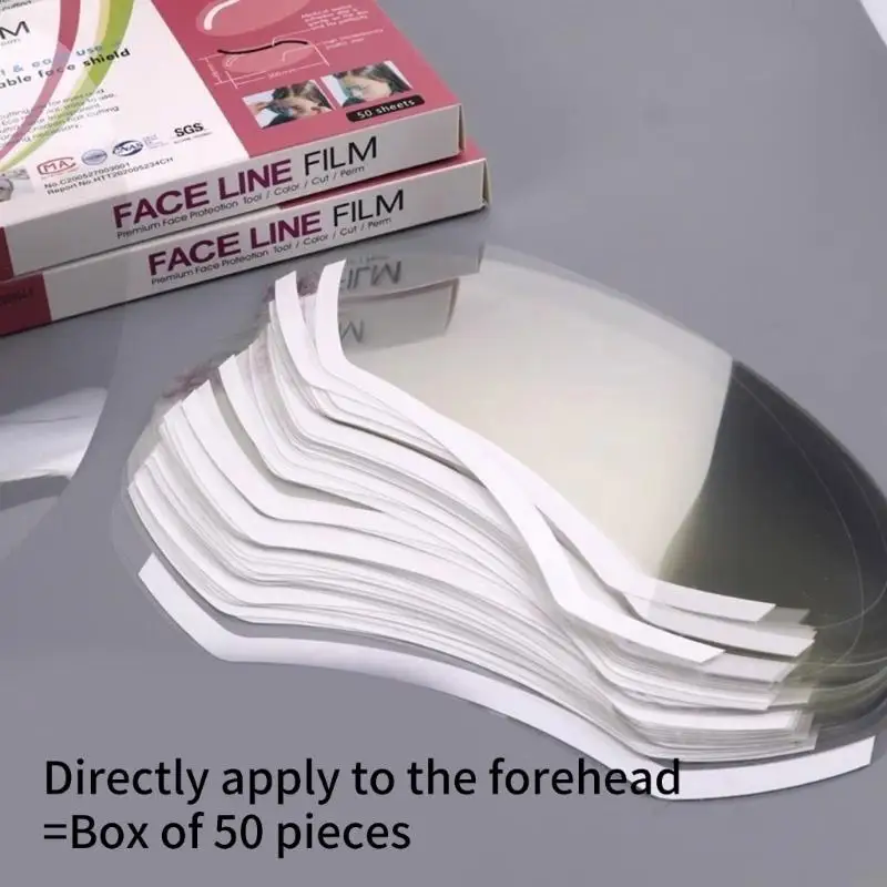 Multifunctional Hair Dyeing Face Cover Hair Cutting Face Shield Mask Clear Disposable Face Shield Hair Salon Supplies T4MB