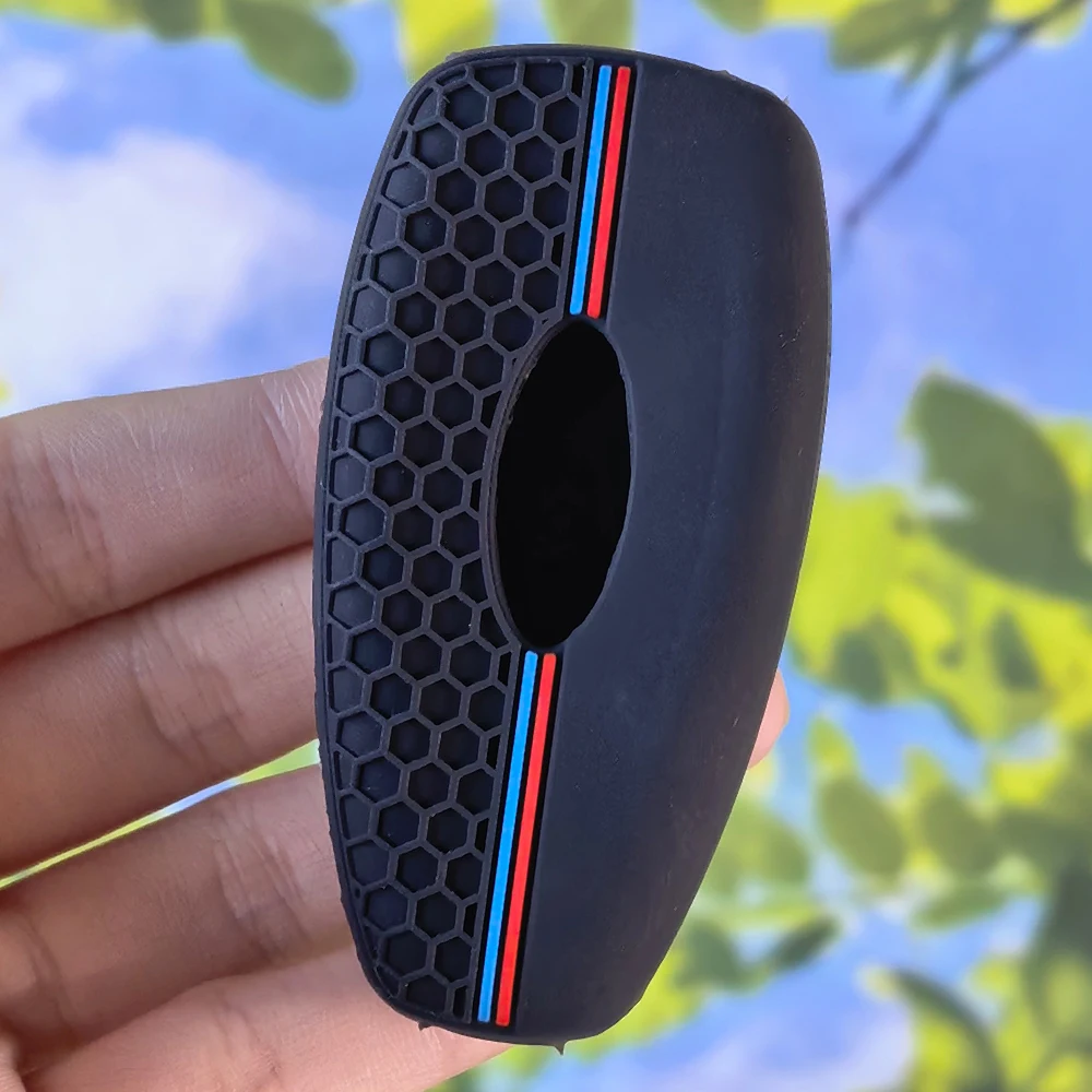 Ergonomic Racing Line Silicone Shell For Ford ST Line Fiesta Focus Mondeo Ecosport Kuga Puma Edge Escape Smart Fob Cover