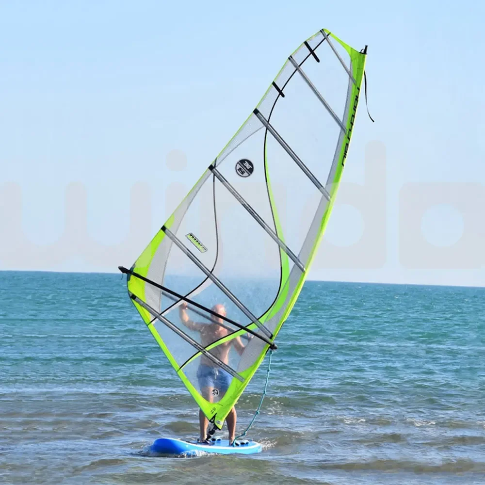 2 4.5m2 5m2 Stock Fast Delivery Carbon Mast Wind Surf Sup Paddle Board Sail