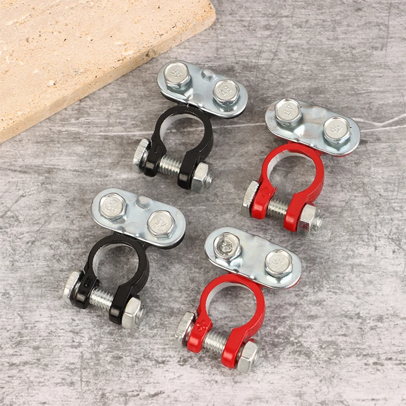 

Car Battery Terminal Clamp Pile Head Connector Pole Post Heavy-duty Clamp Clip Terminal Pile Head