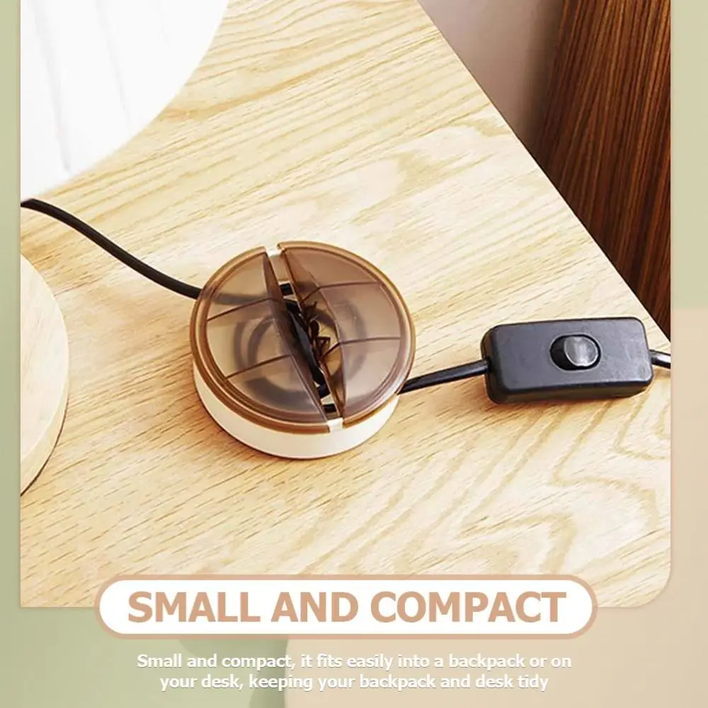 Retractable Cable Management Boxes Fixing Wire Bundling Desktop Cable Organizer Fastening Cable Ties Line Winder