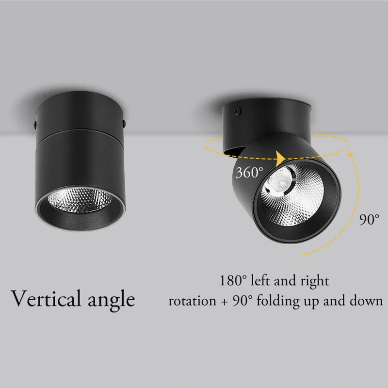 Led Downlight 110v 220V Led Ceiling Down Lamps 7W 10W 15W Indoor Led Spotlight Lighting Fixture for Home Decor Bathroom Kitchen