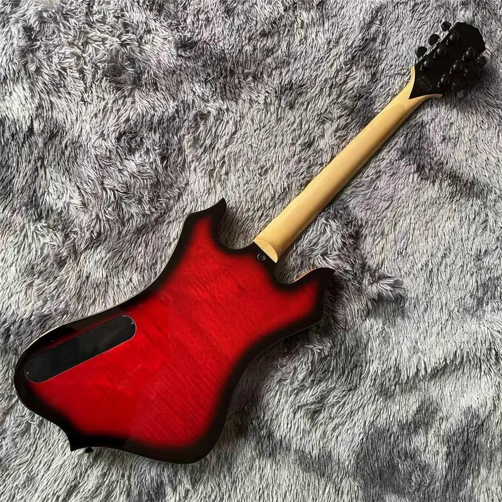 New Arrival Custom strange red Electric guitar with rosewood fingerboard , black hardware , maple neck , high quality guitarra