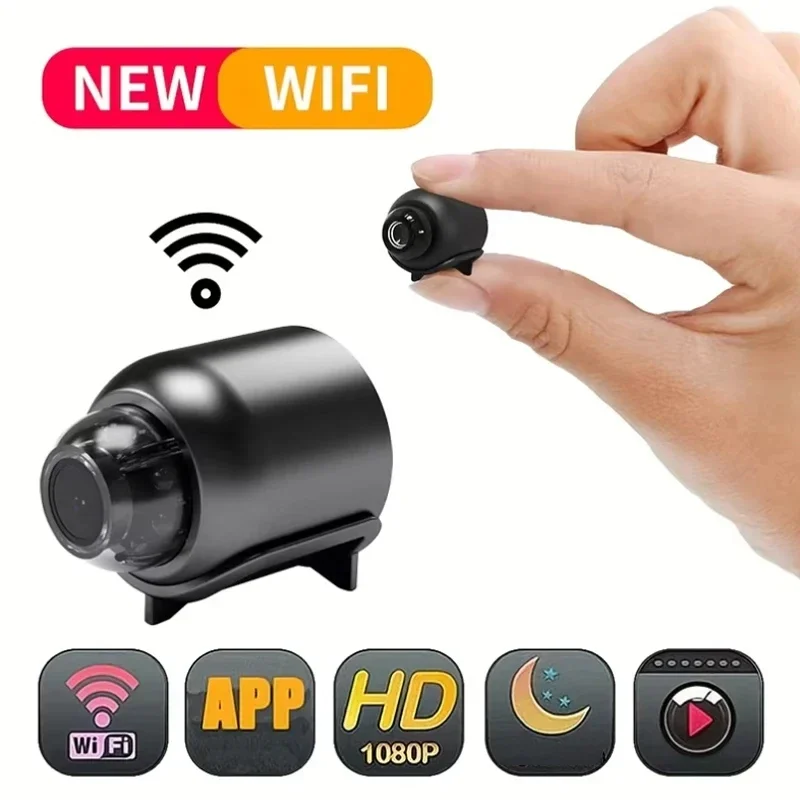 

1080P X5 Mini Camera Wireless Surveillance Clear Night Vision Lightweight Portable Premium Cams With Motion Detection System