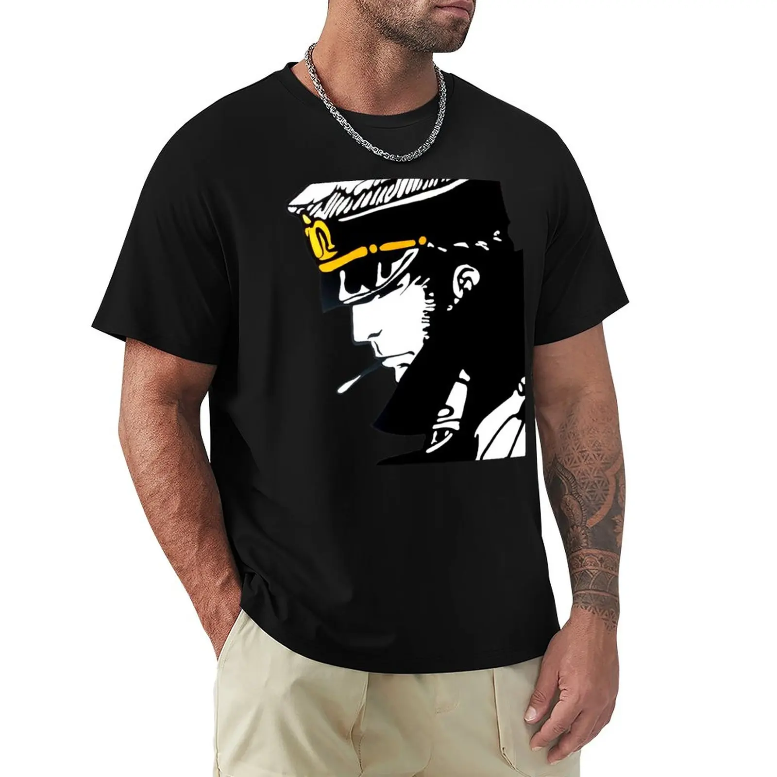 Corto Maltese - Iconic Figure T-Shirt oversized t shirts plain t-shirt cute tops quick drying t-shirt plain t shirts men