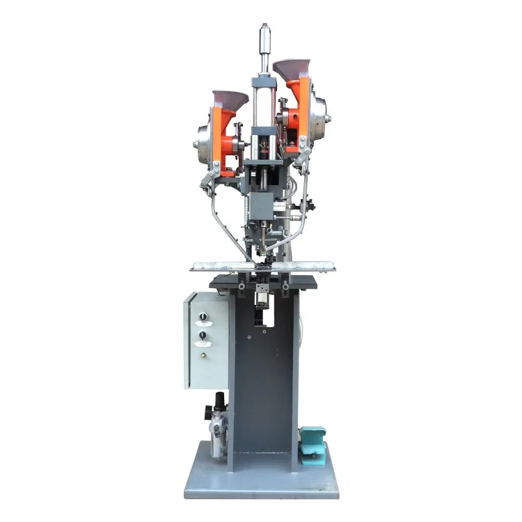 Factory outlet   Pneumatic Automatic Plastic Snap Button Machine for Raincoat