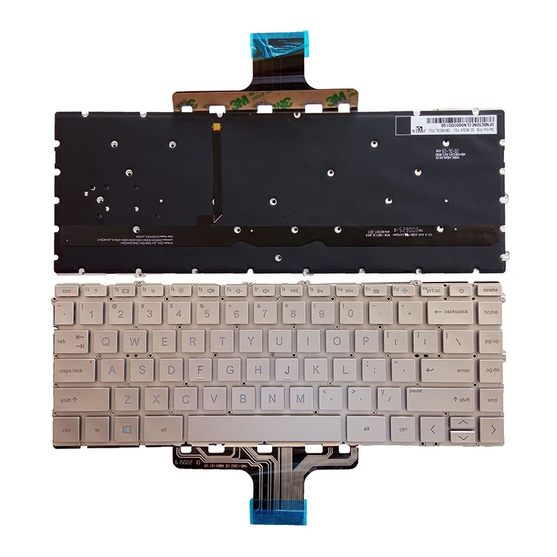 US English laptop backlit Keyboard for HP pavilion X360 14-DV 14-DW 14-DV0003TX TPN-Q244 I137 L96524-001 M28289.001 pc keyboards